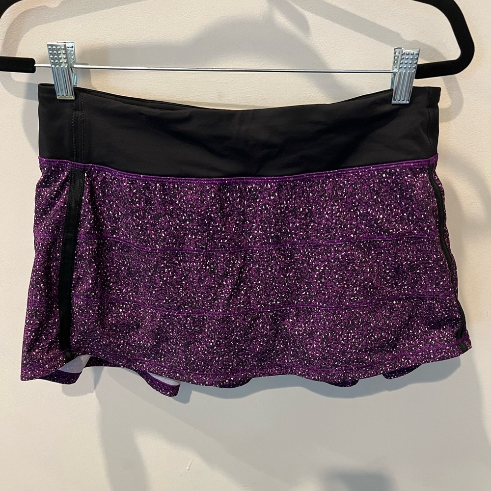 Lululemon Purple Pace Rival Skirt
